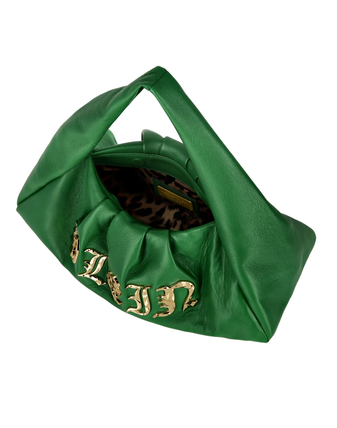 Softy Nappa Shoulder Bag Gothic Plein, цвет: Зеленый