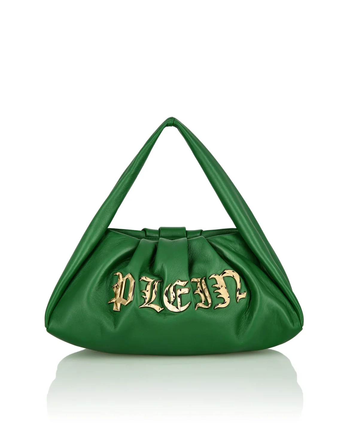 Softy Nappa Shoulder Bag Gothic Plein, цвет: Зеленый