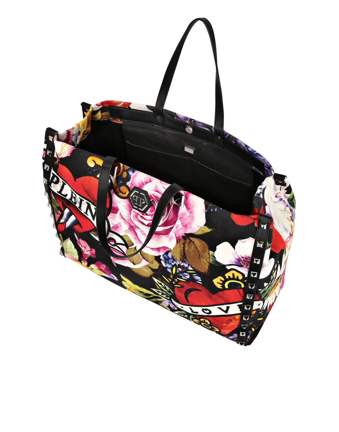 Canvas Tote Bag Love Flowers, цвет: Мультиколор