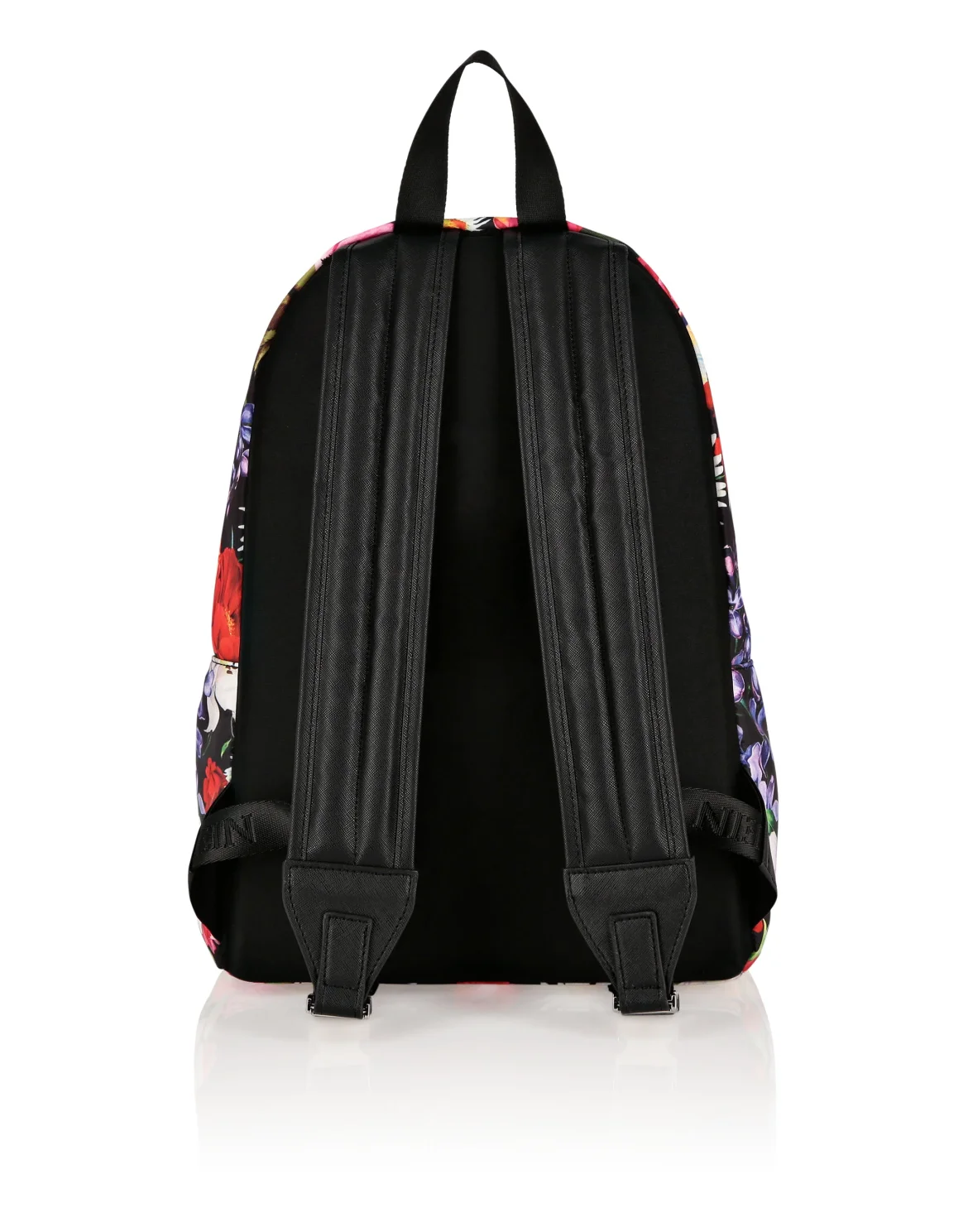 Nylon Backpack Love Flowers, цвет: Черный