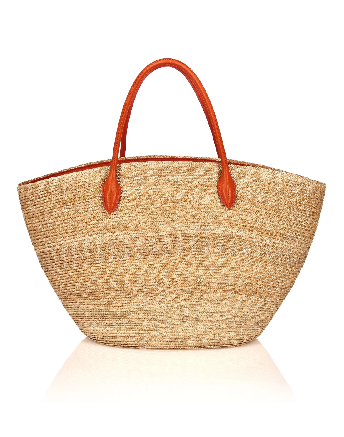 Raffia Handle Bag Iconic Plein, цвет: Бежевый