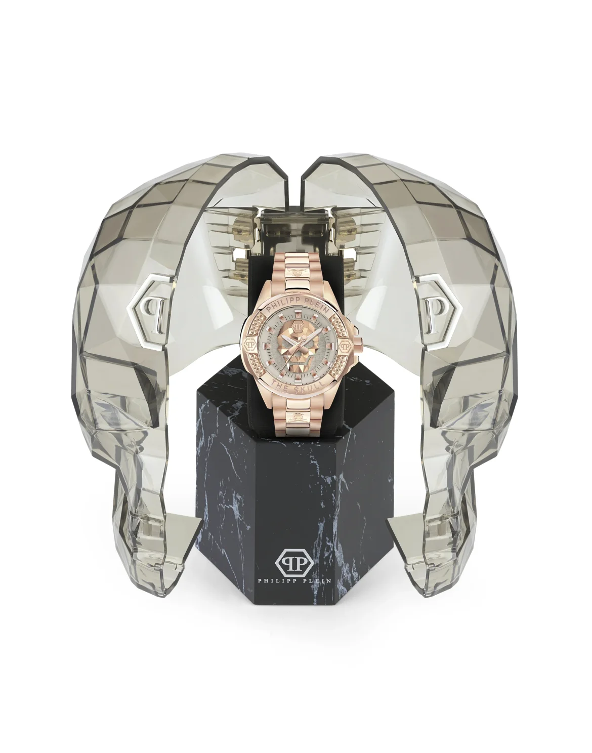 THE $KULL WATCH, цвет: Розовый