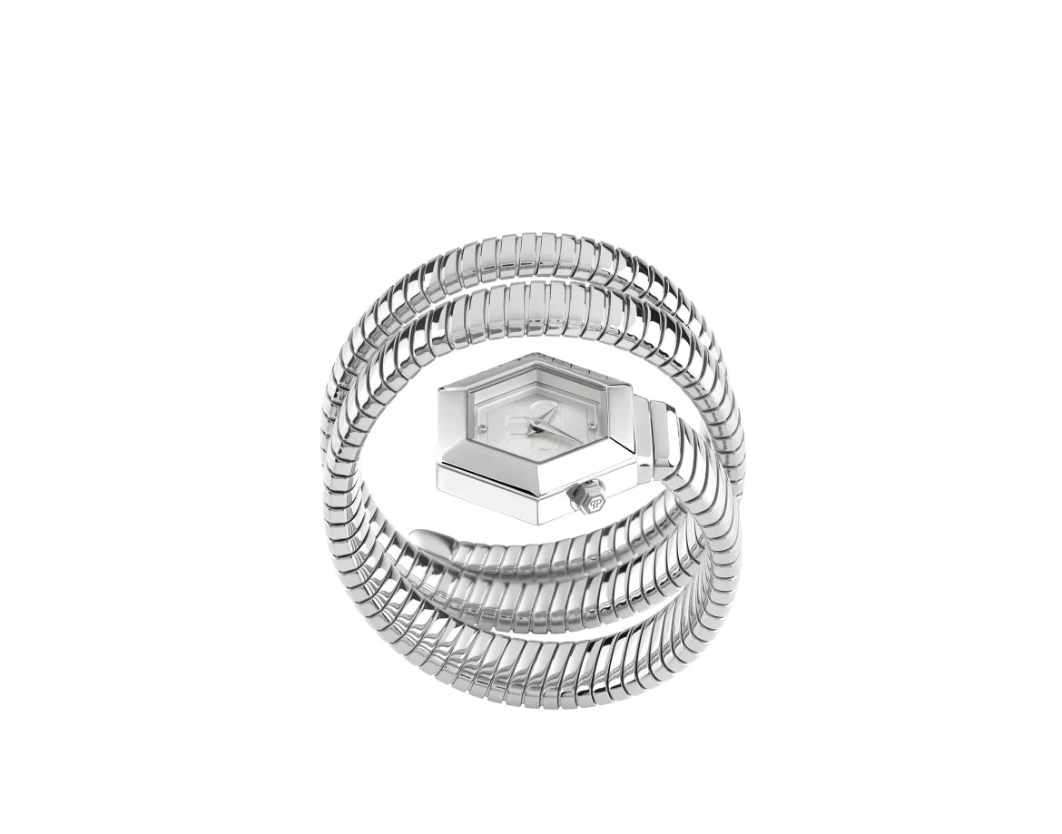 $NAKE HEXAGON WATCH, цвет: Серебристый