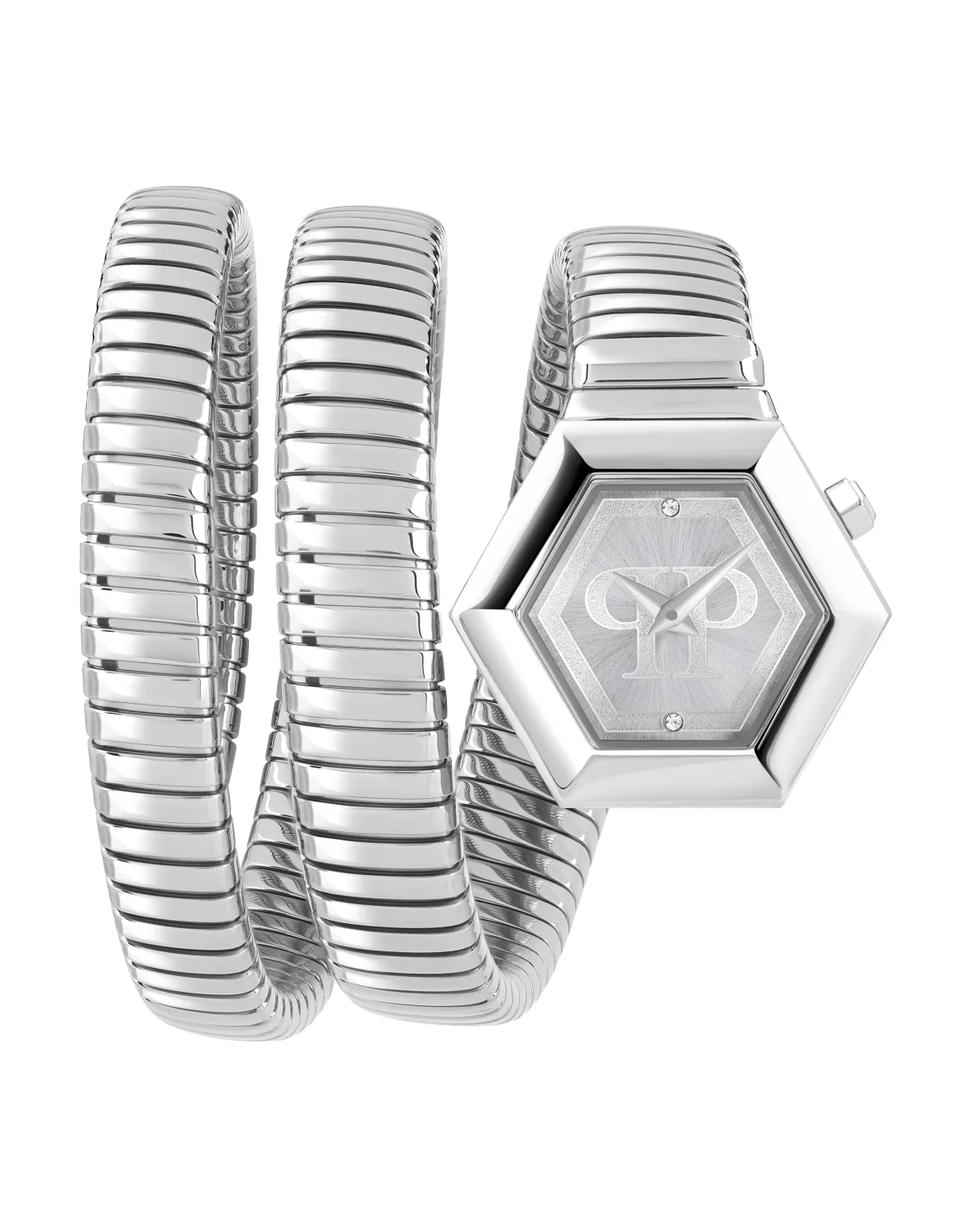 $NAKE HEXAGON WATCH, цвет: Серебристый