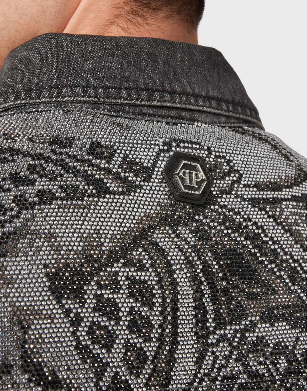 Denim Zip Jacket Tattoo, цвет: Серый