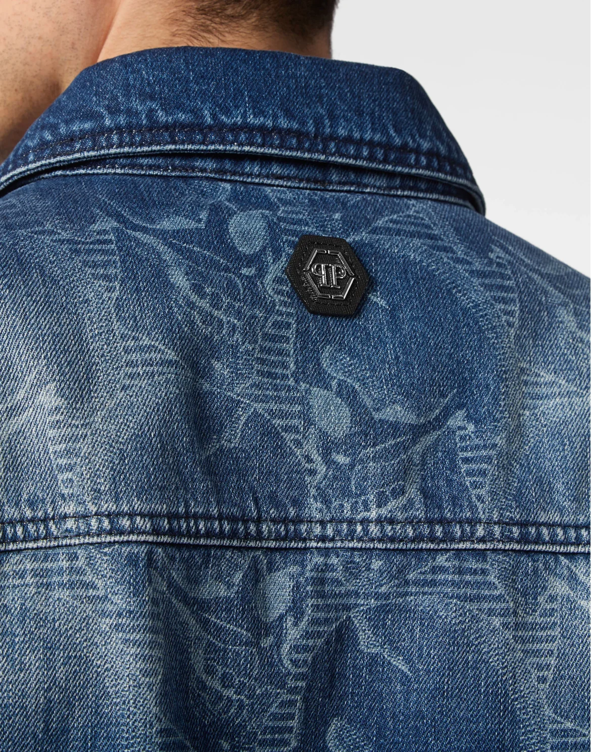 Denim Jacket Skull, цвет: Синий