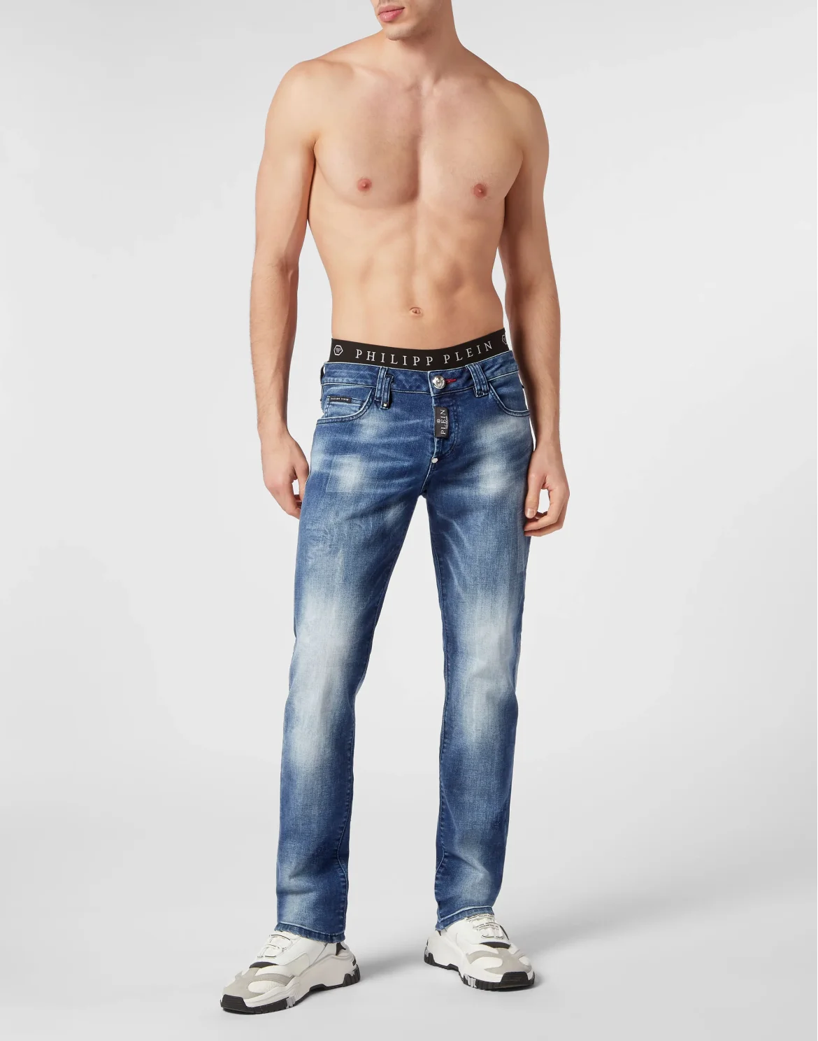 Denim Trousers Straight Supreme, цвет: Синий