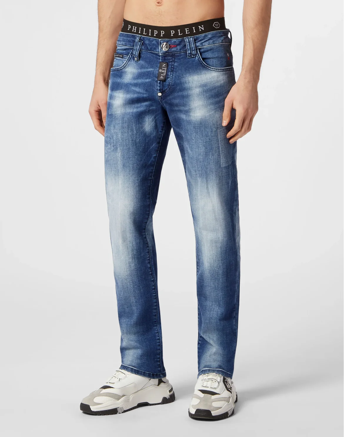 Denim Trousers Straight Supreme, цвет: Синий