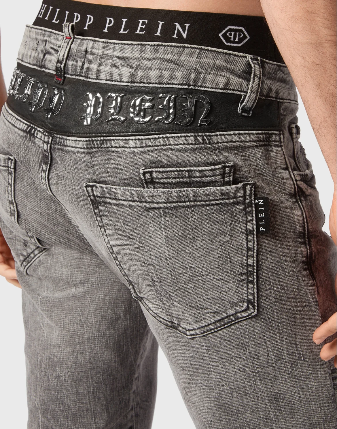 Denim Trousers Straight Supreme, цвет: Серый