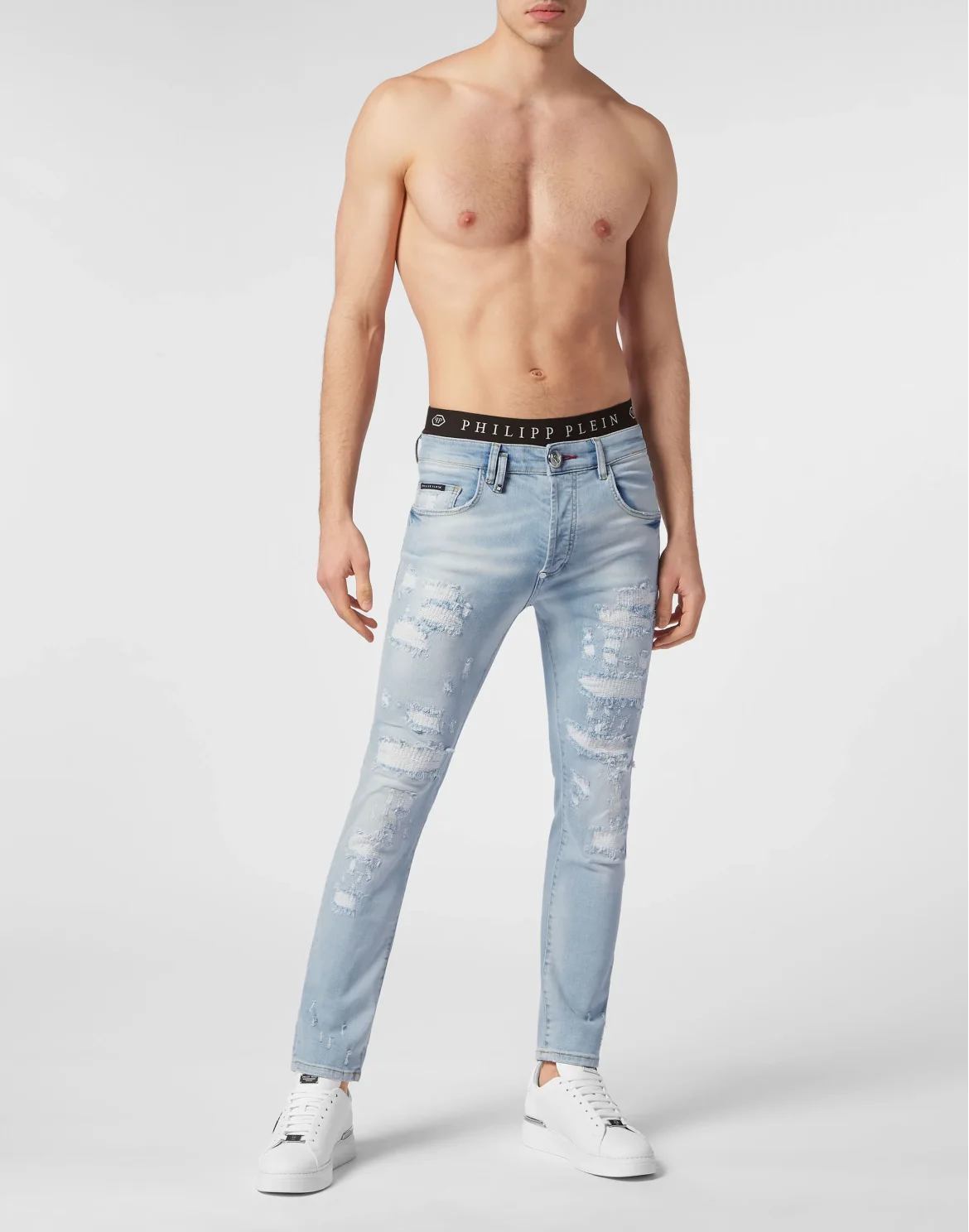 Trousers Skinny Fit, цвет: Голубой