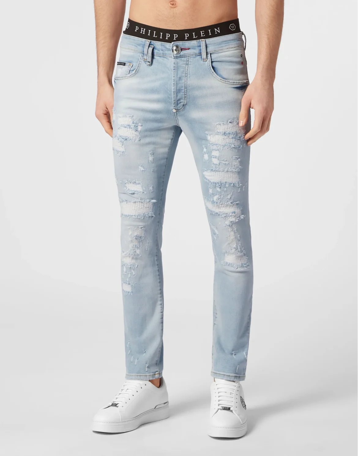 Trousers Skinny Fit, цвет: Голубой