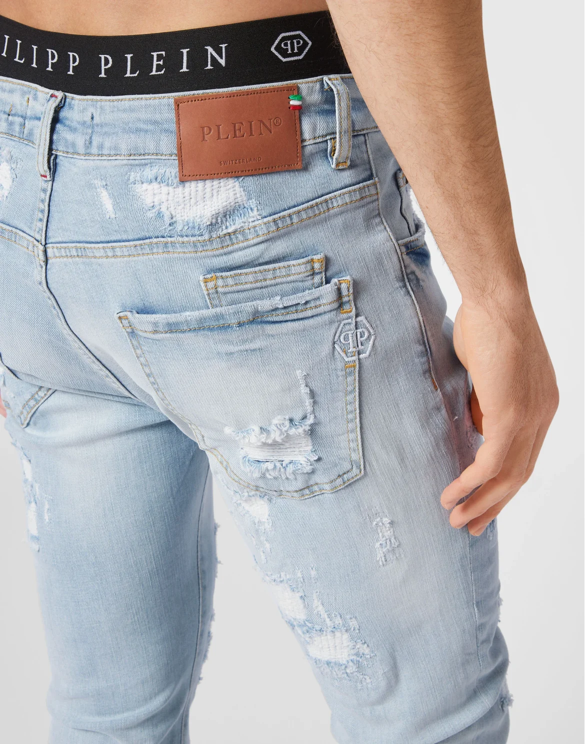 Super Straight Cut Trousers, цвет: Голубой