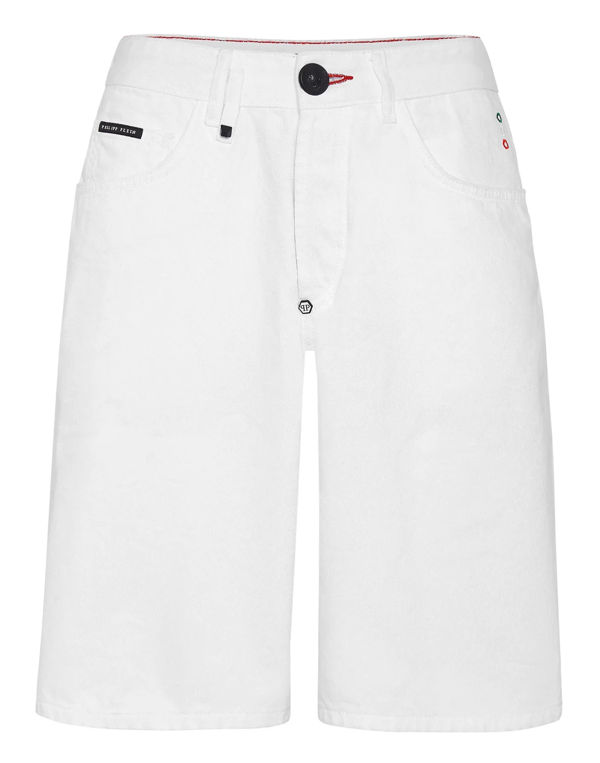 Denim Shorts Mykonos Fit, цвет: Белый