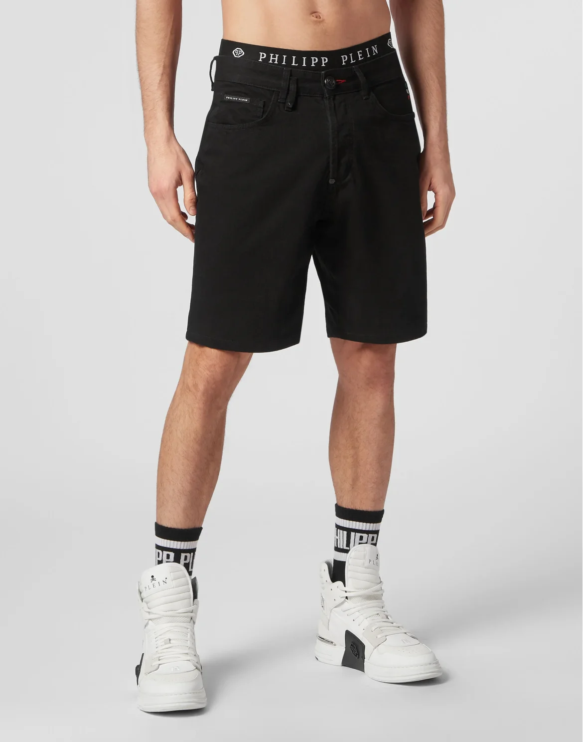 Denim Shorts Mykonos Fit, цвет: Черный