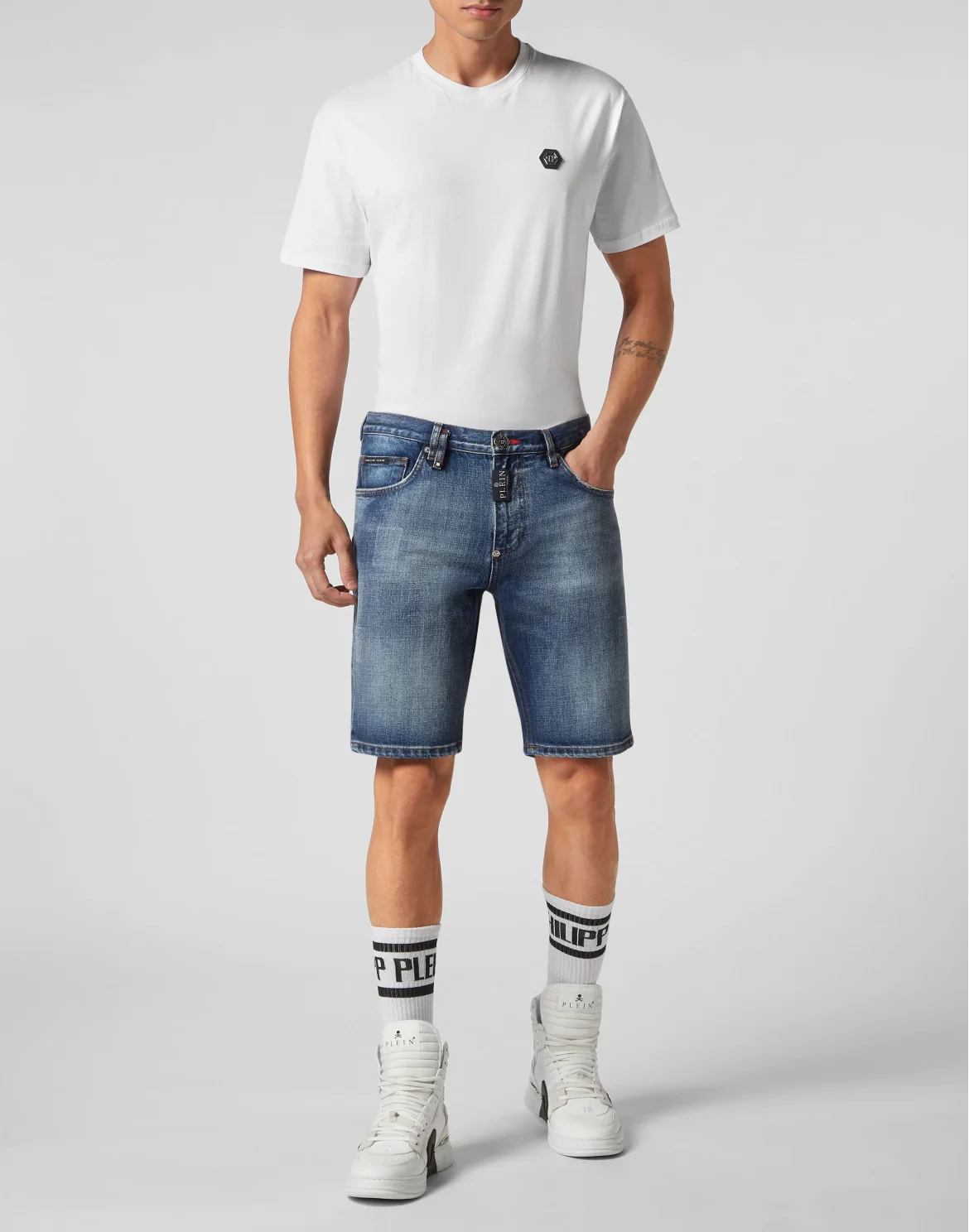 Denim Shorts Mykonos Fit, цвет: Синий