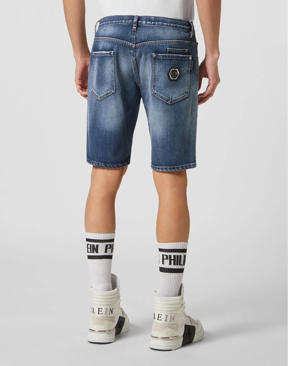 Denim Shorts Mykonos Fit, цвет: Синий