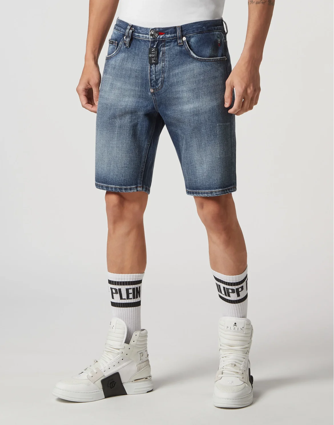 Denim Shorts Mykonos Fit, цвет: Синий