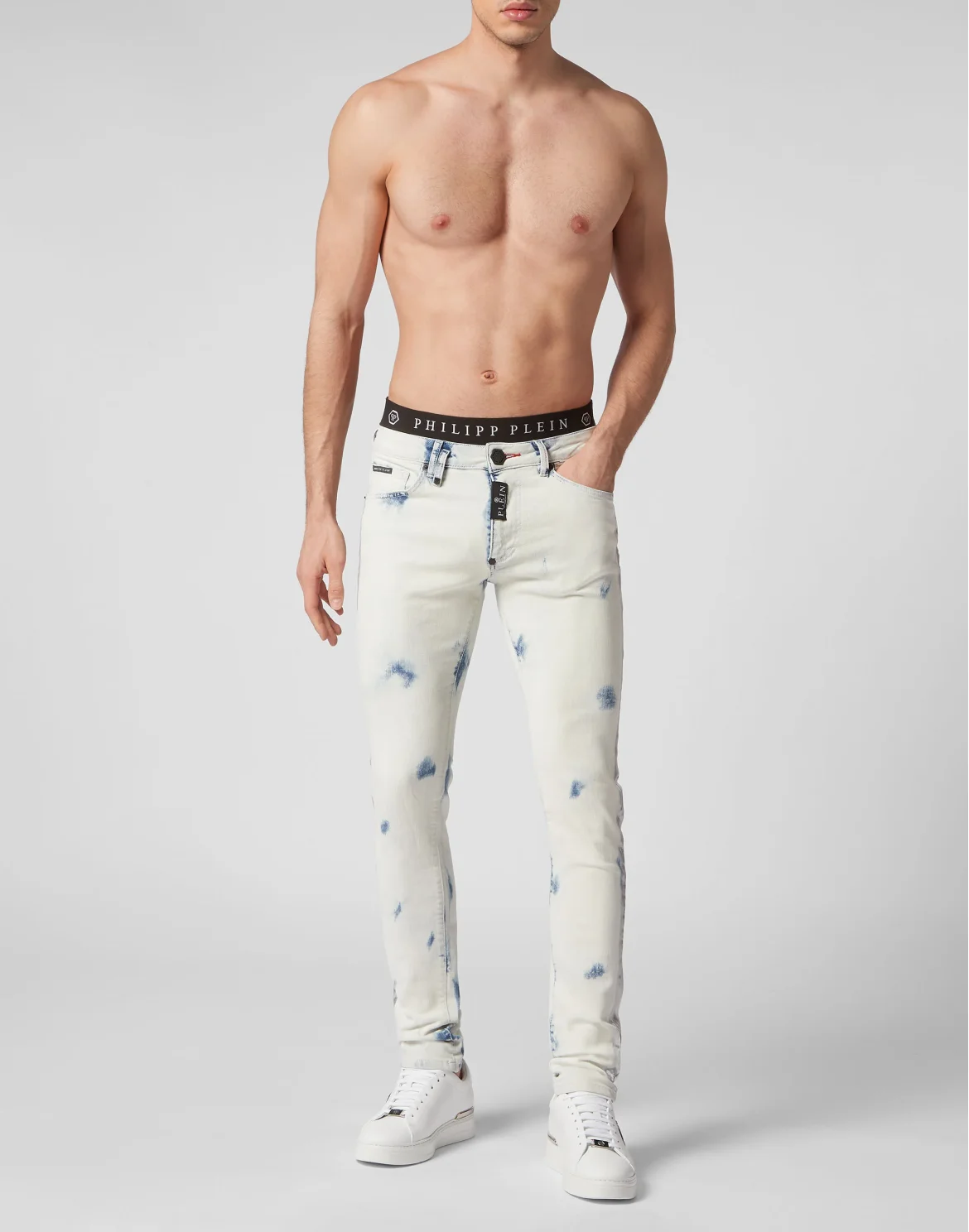 Trousers Super Fit, цвет: Серый