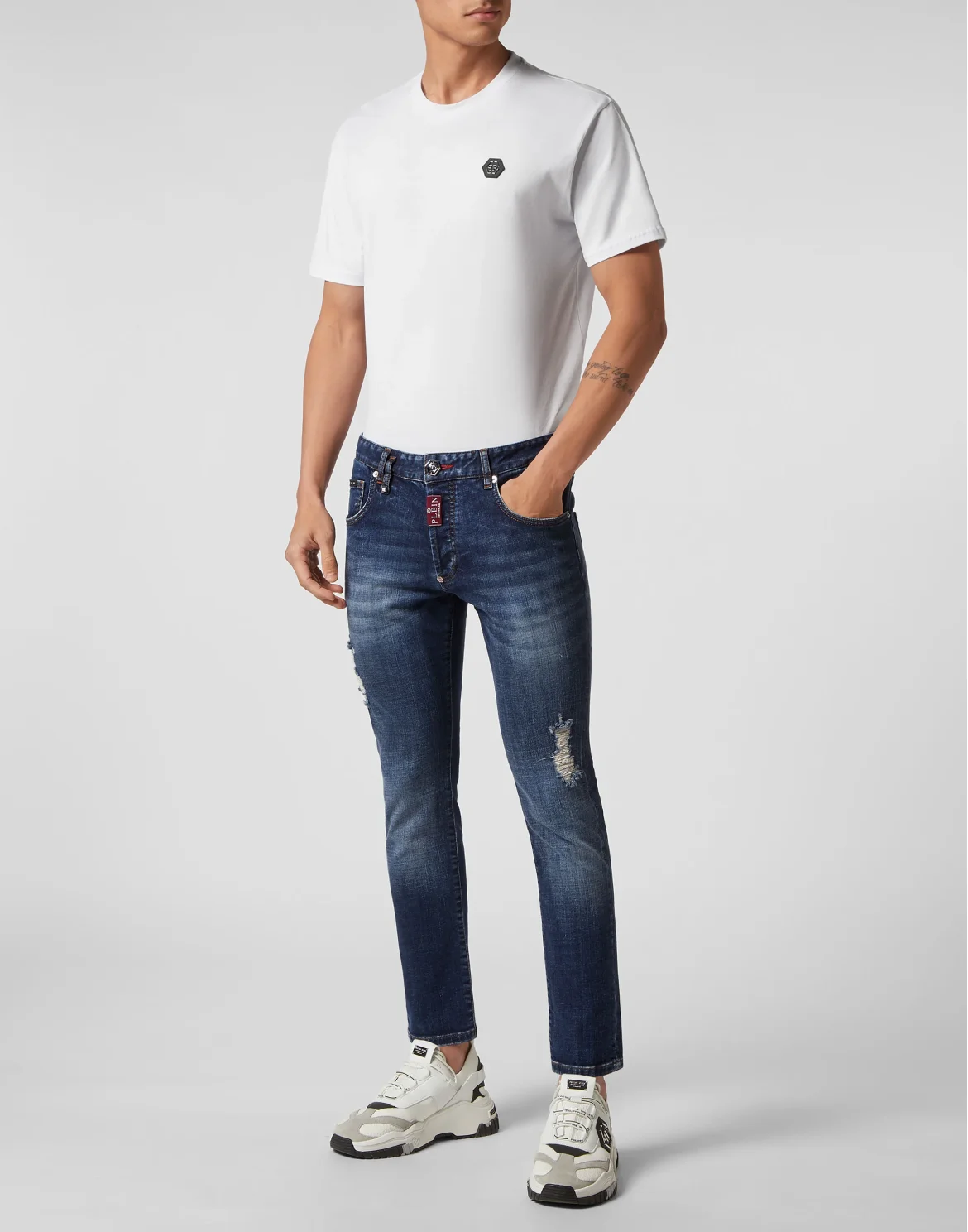 Trousers Skinny Fit, цвет: Синий