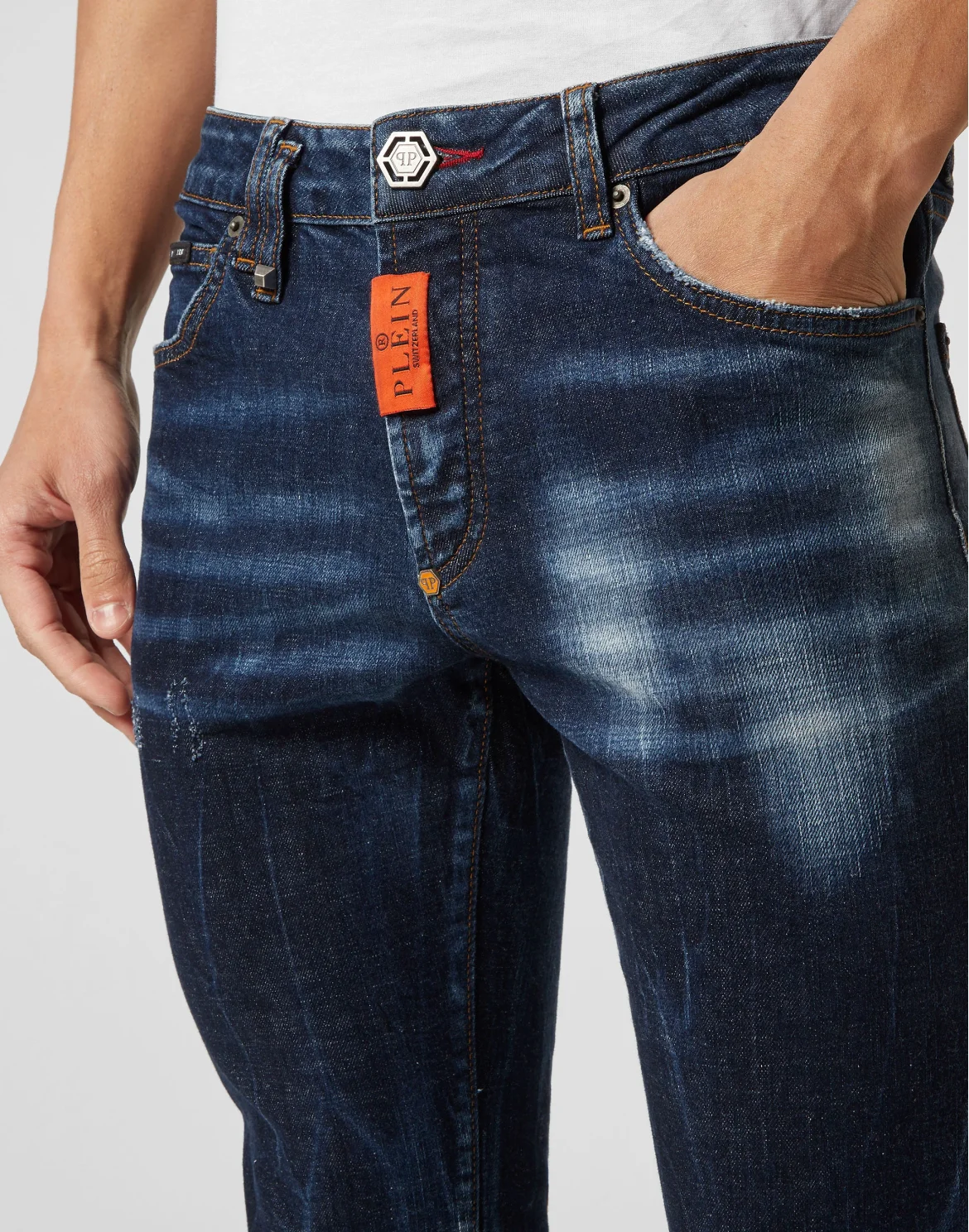 Super Straight Cut Trousers, цвет: Синий