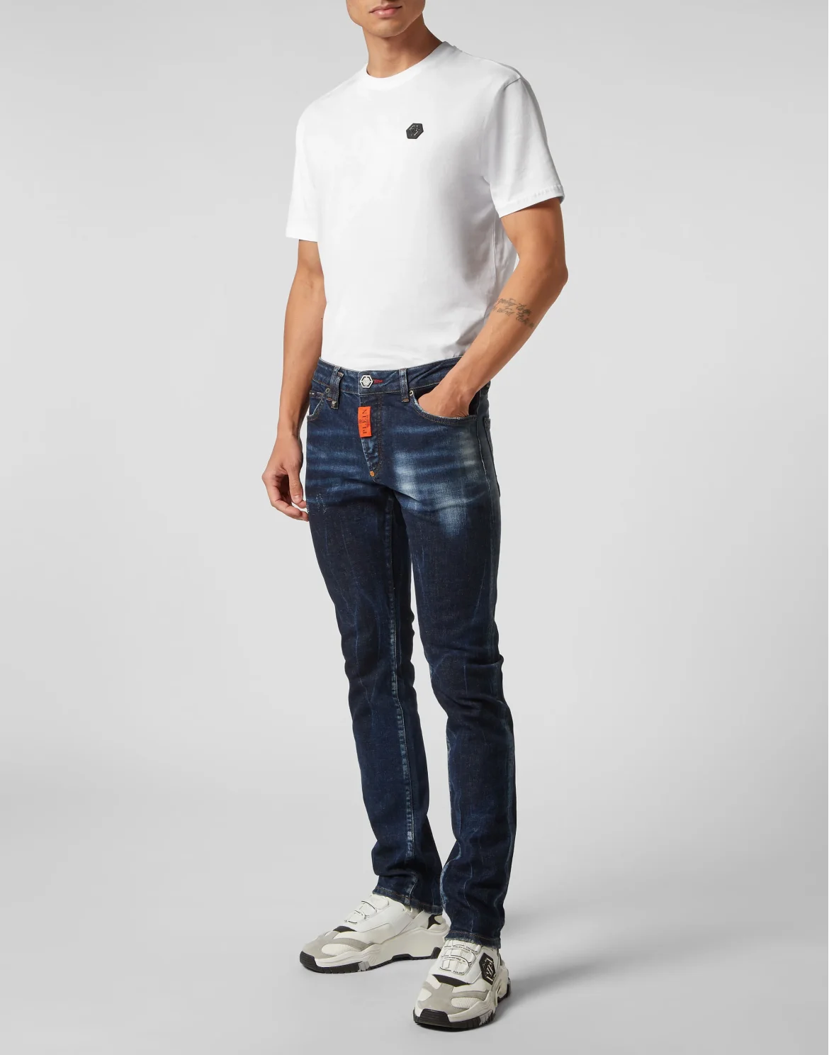Super Straight Cut Trousers, цвет: Синий
