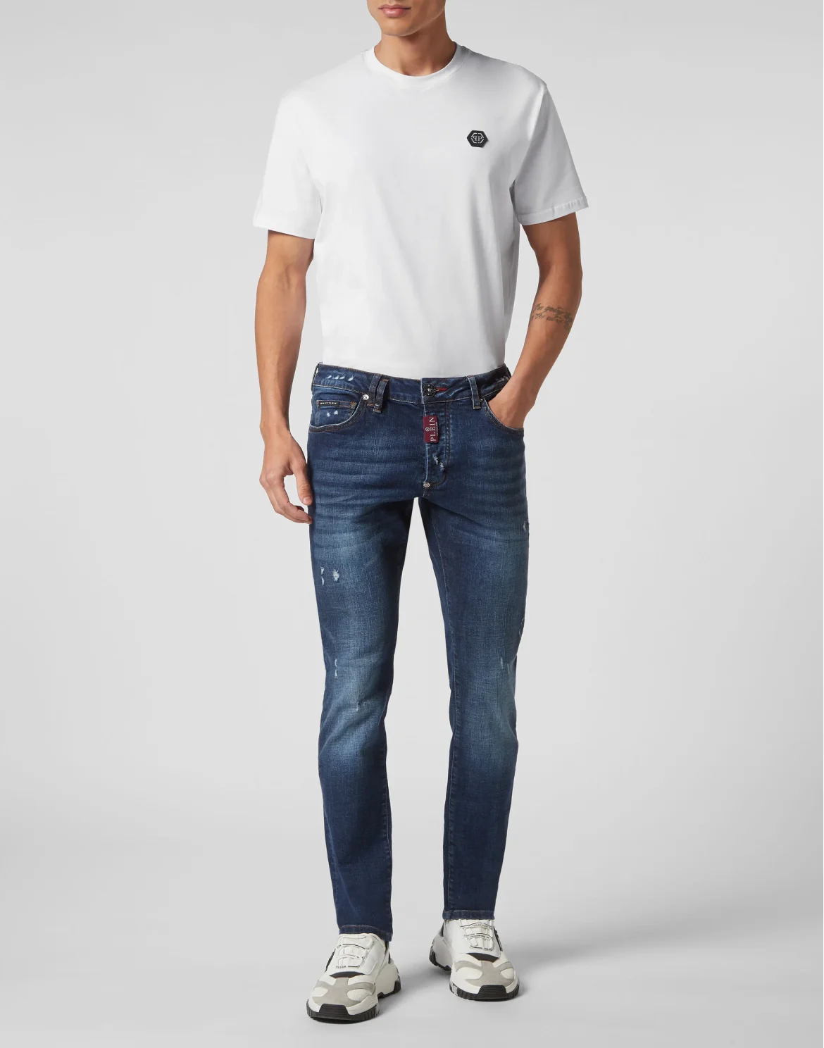 Super Straight Cut Trousers, цвет: Синий