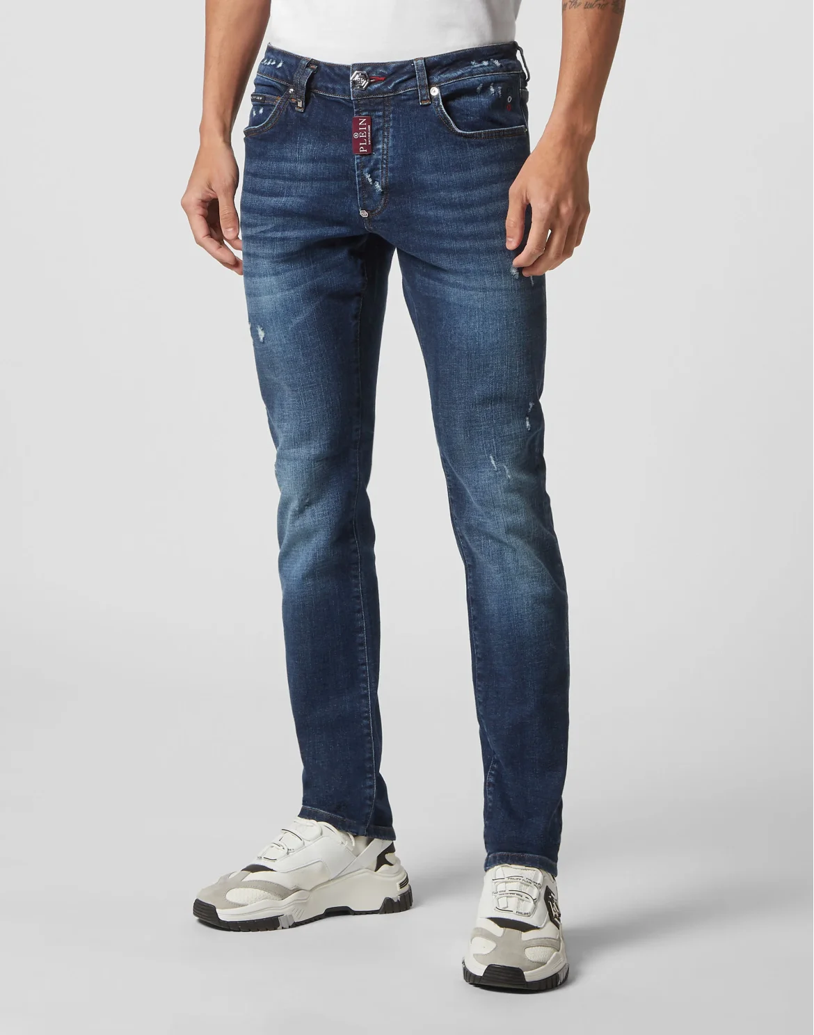 Super Straight Cut Trousers, цвет: Синий