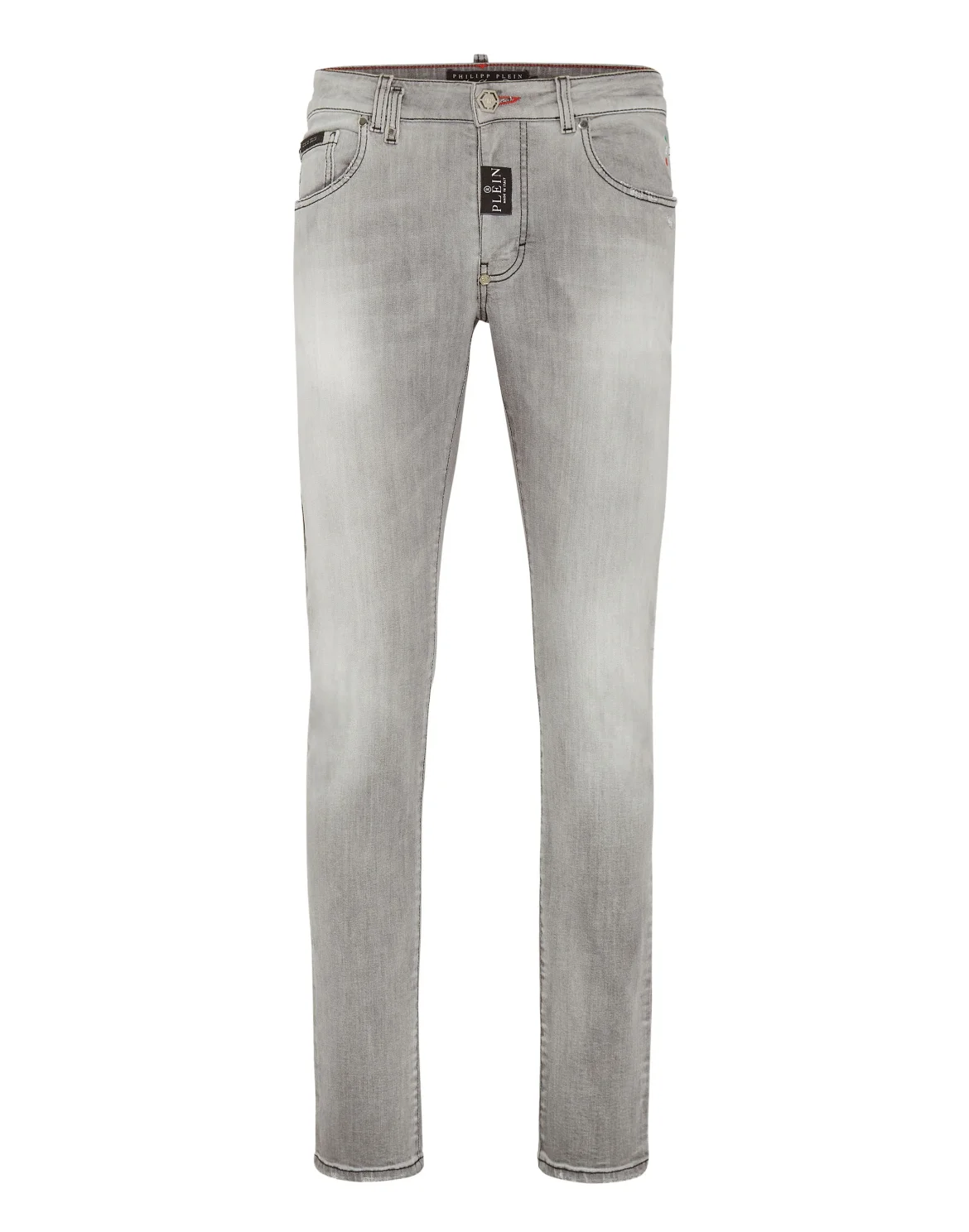 Denim Trousers Super Straight Cut Fit, цвет: Серый