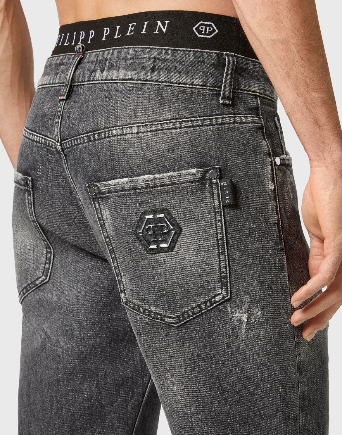 Denim Trousers Detroit Fit, цвет: Серый