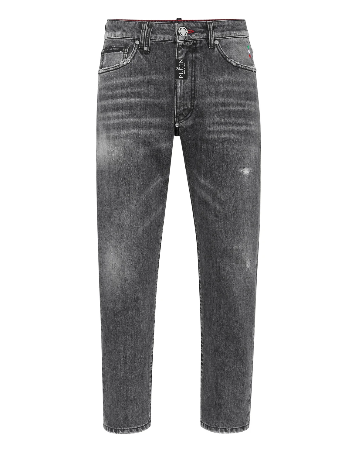 Denim Trousers Detroit Fit, цвет: Серый