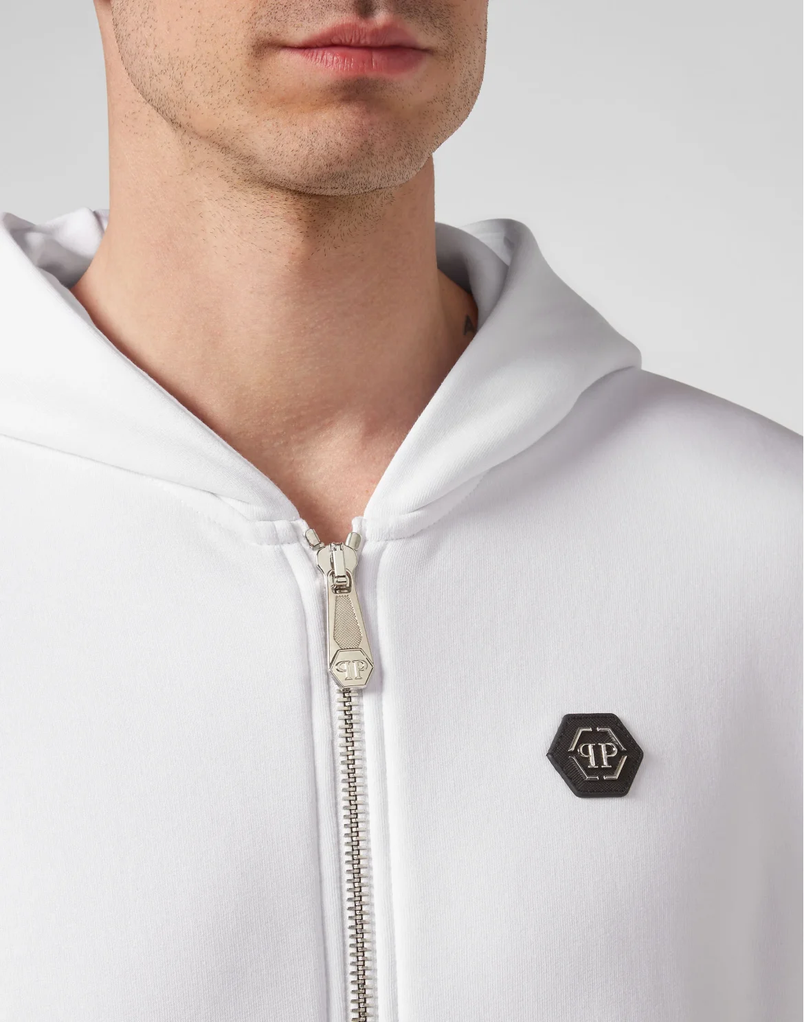 Hoodie sweatshirt Hexagon, цвет: Белый