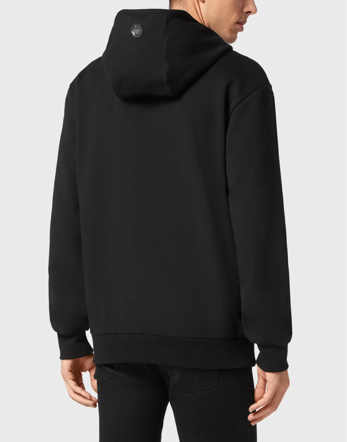 Hoodie sweatshirt Baroque Skull, цвет: Черный