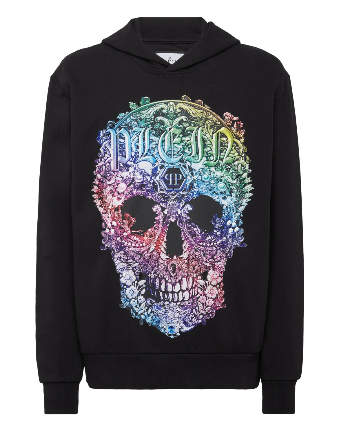 Hoodie sweatshirt Baroque Skull, цвет: Черный