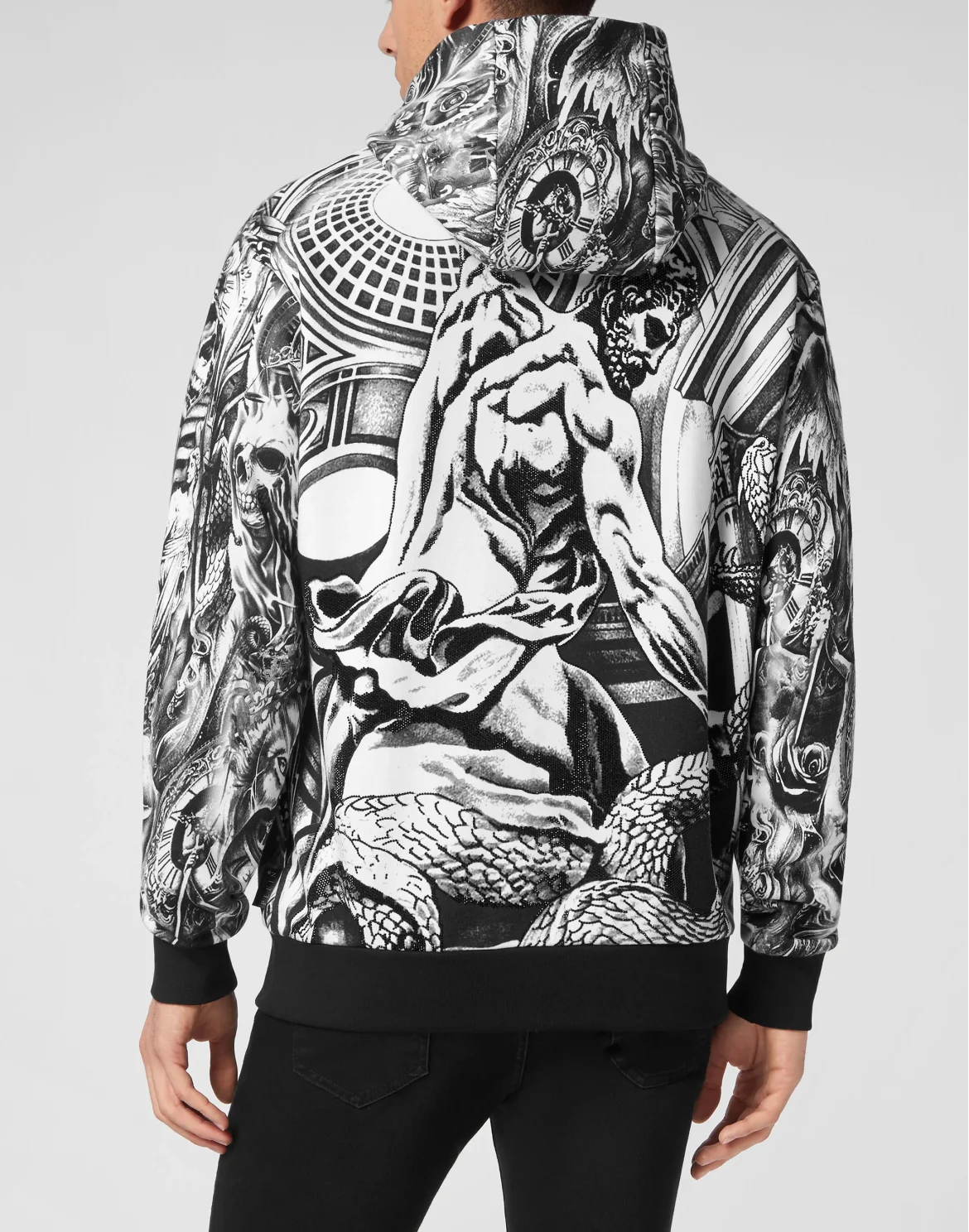 Hoodie sweatshirt Tattoo, цвет: Белый