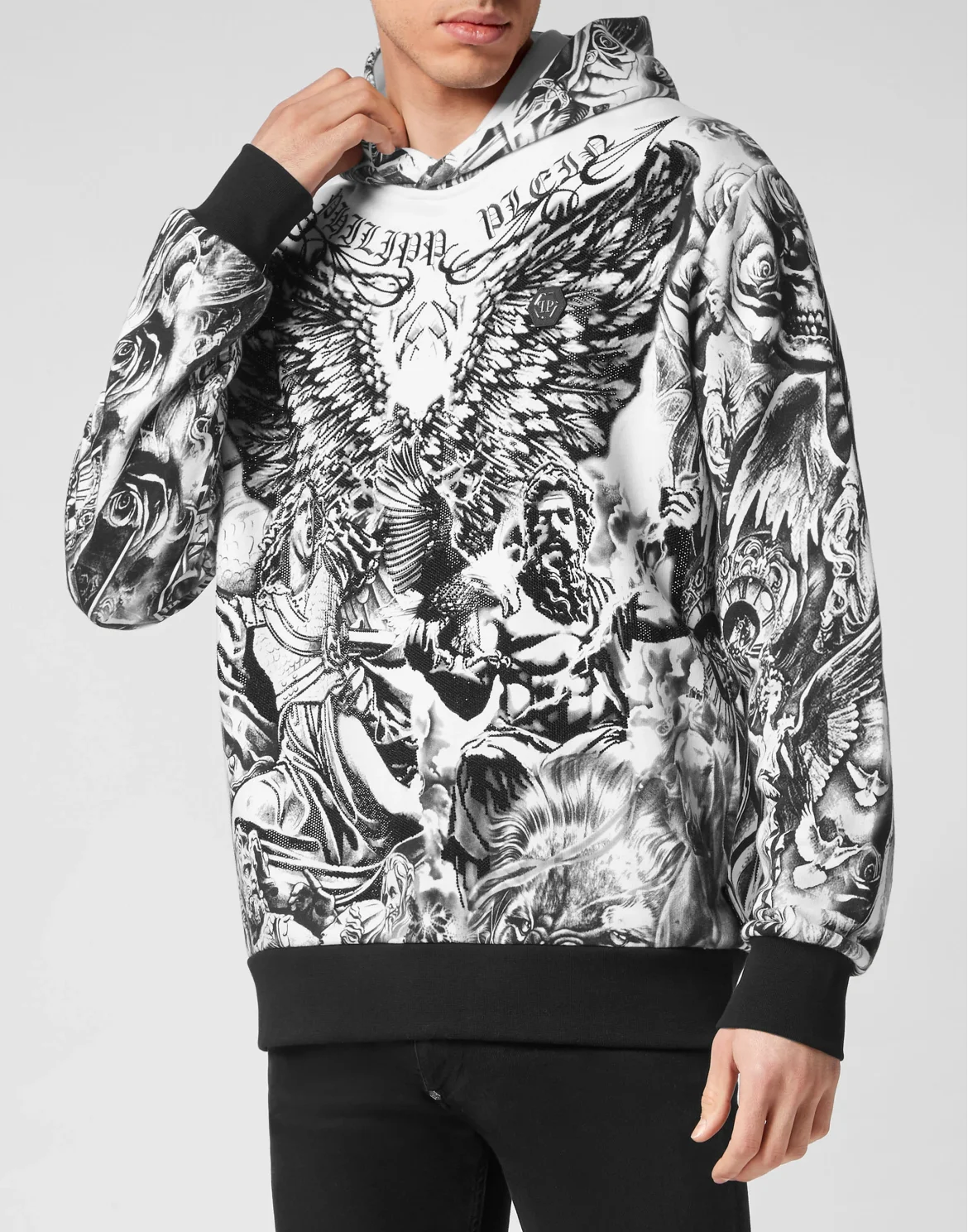 Hoodie sweatshirt Tattoo, цвет: Белый