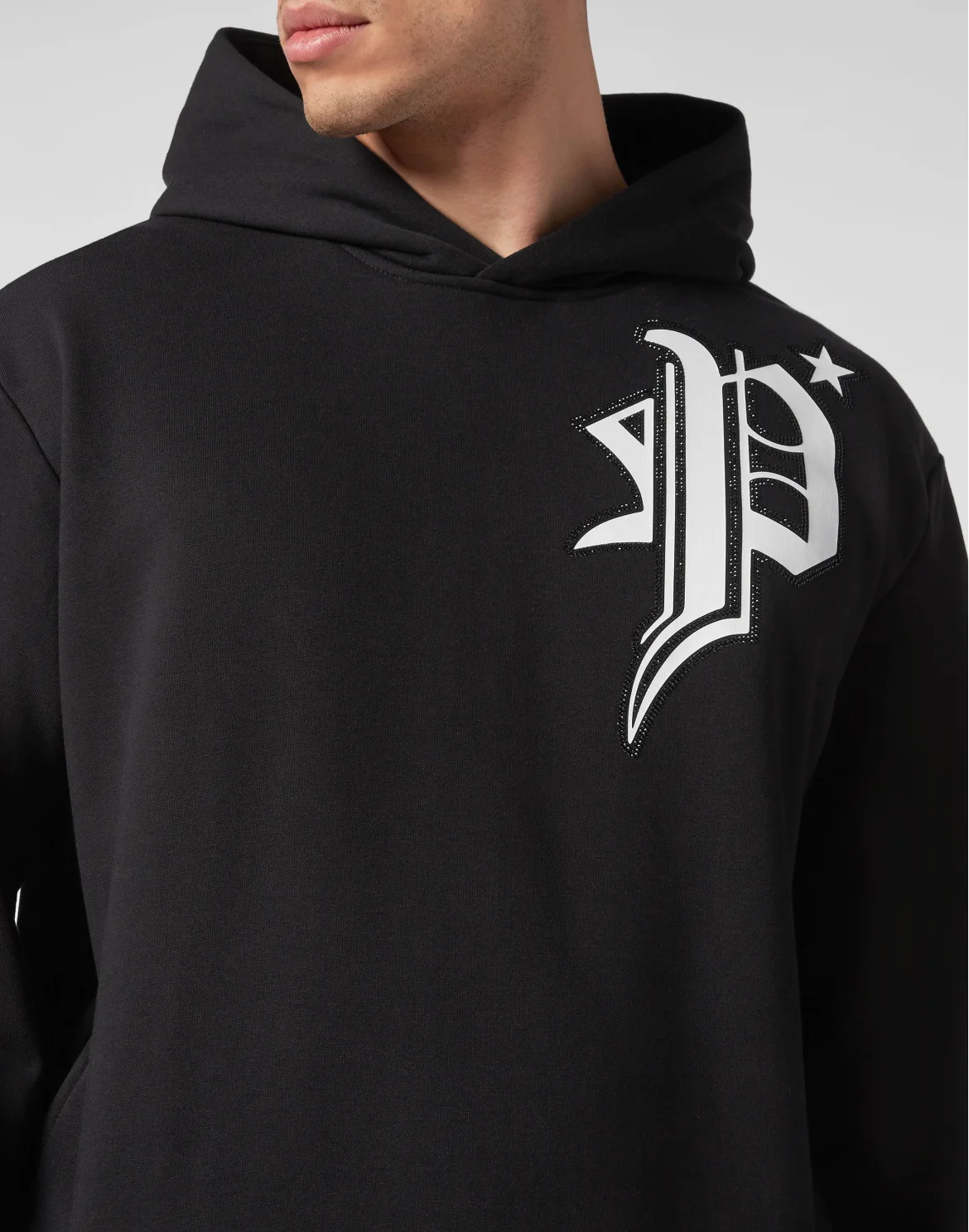 Hoodie sweatjacket Gothic Plein, цвет: Черный