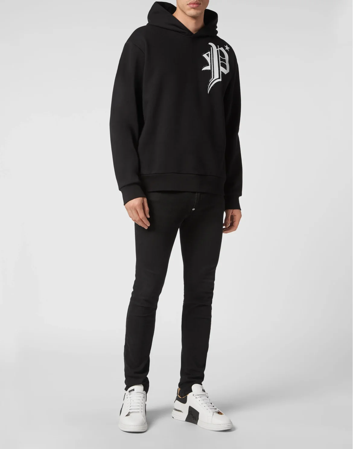 Hoodie sweatjacket Gothic Plein, цвет: Черный