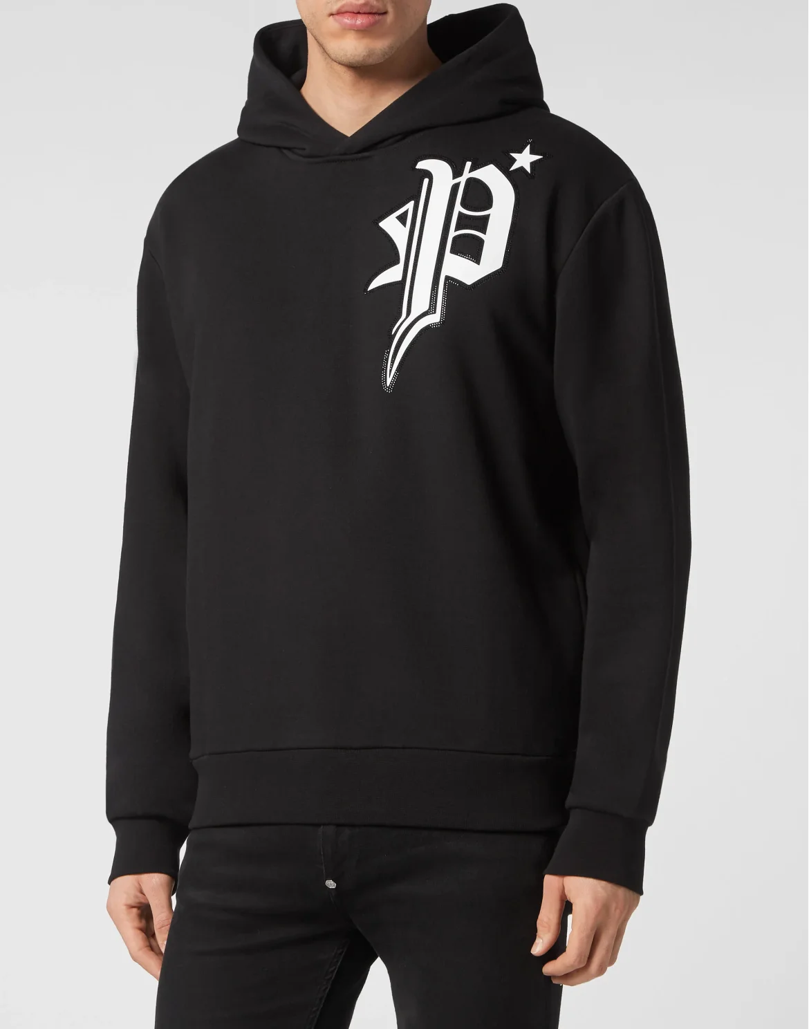 Hoodie sweatjacket Gothic Plein, цвет: Черный