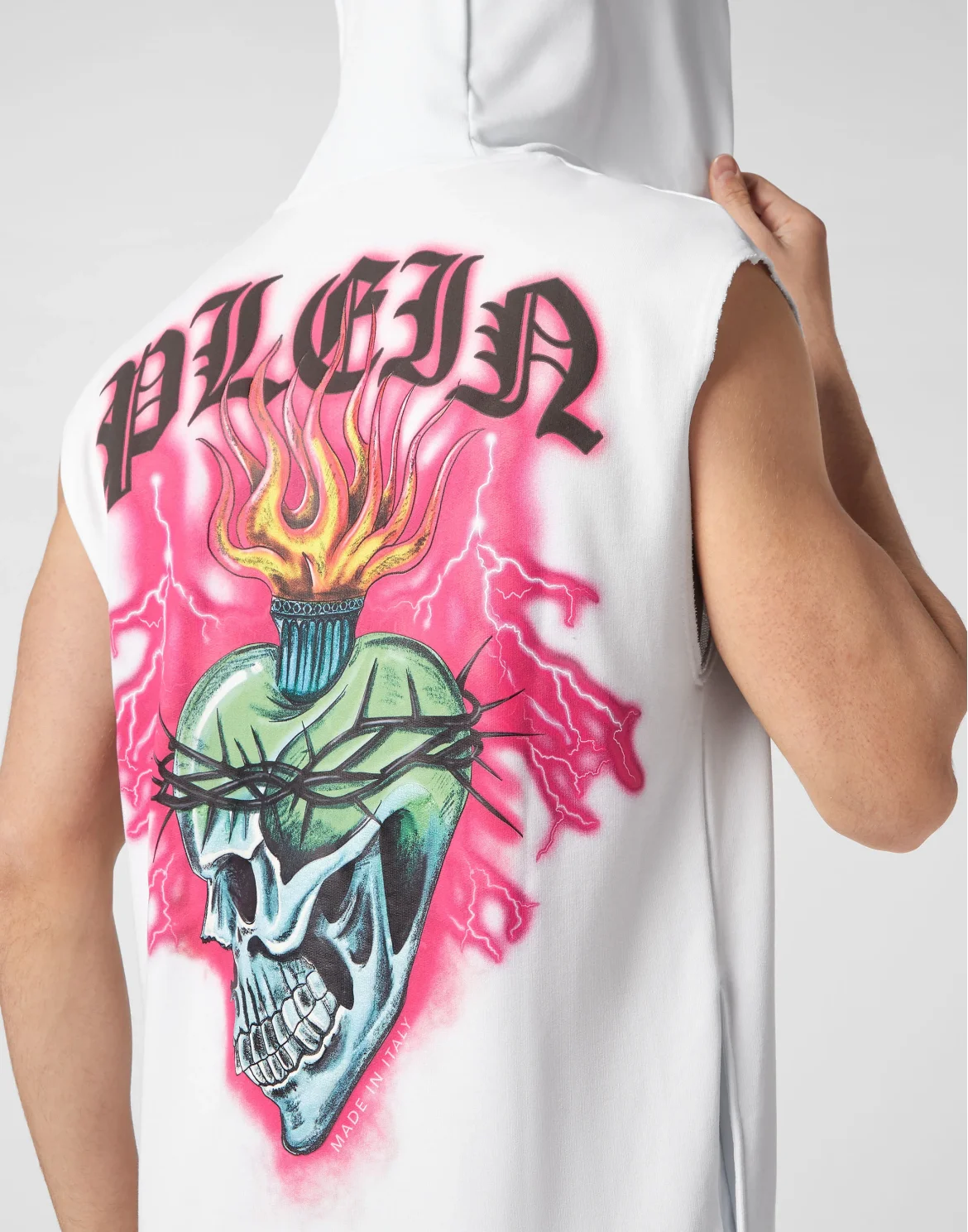 Sleeveless Hoddie, цвет: Белый