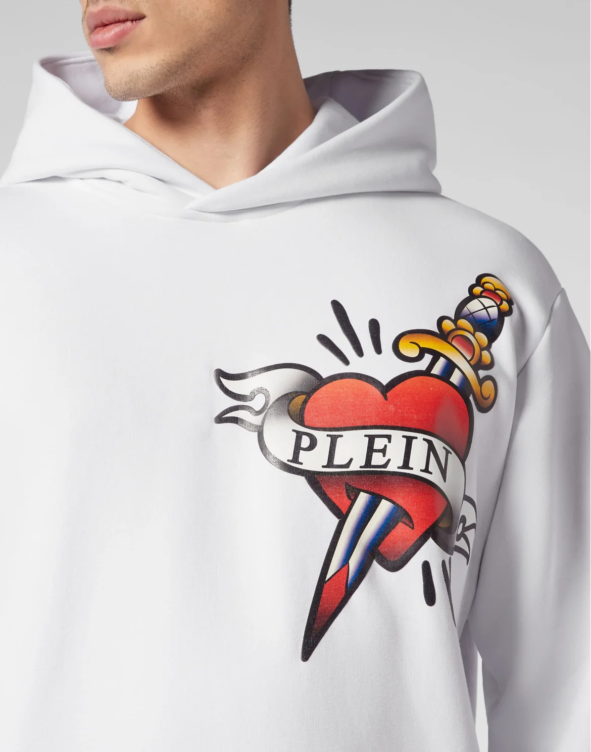 Hoodie sweatshirt Love, цвет: Белый