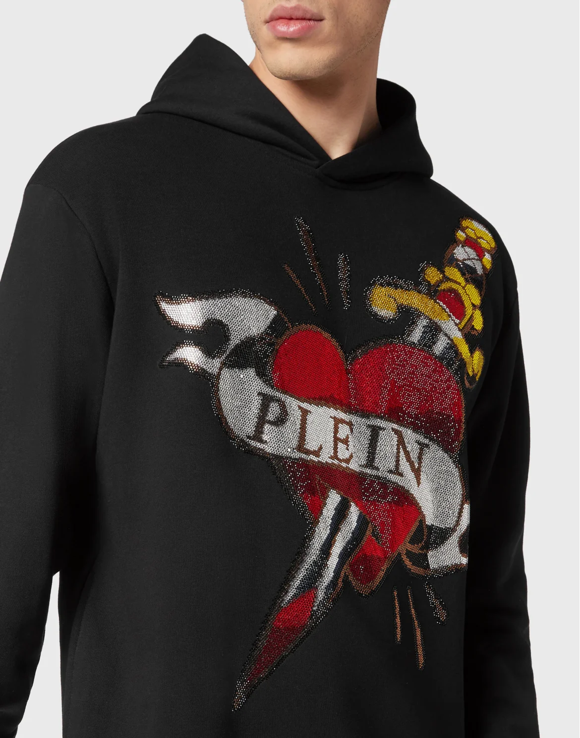 Hoodie sweatshirt Love, цвет: Черный