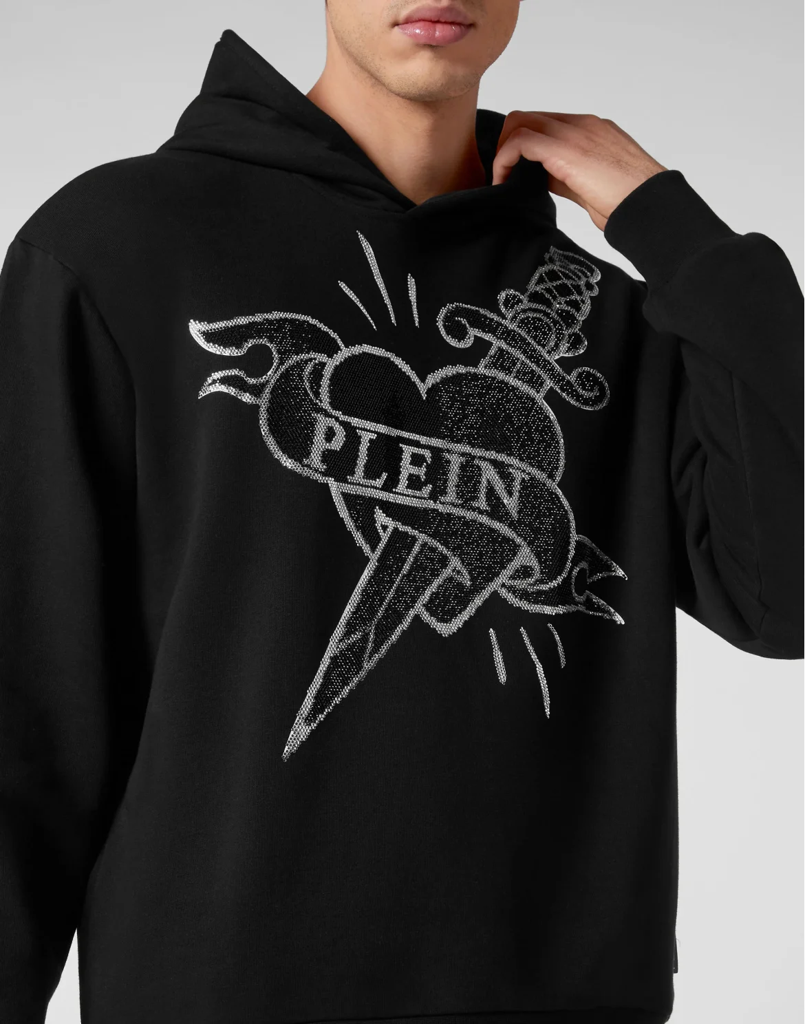 Hoodie sweatshirt Love, цвет: Черный