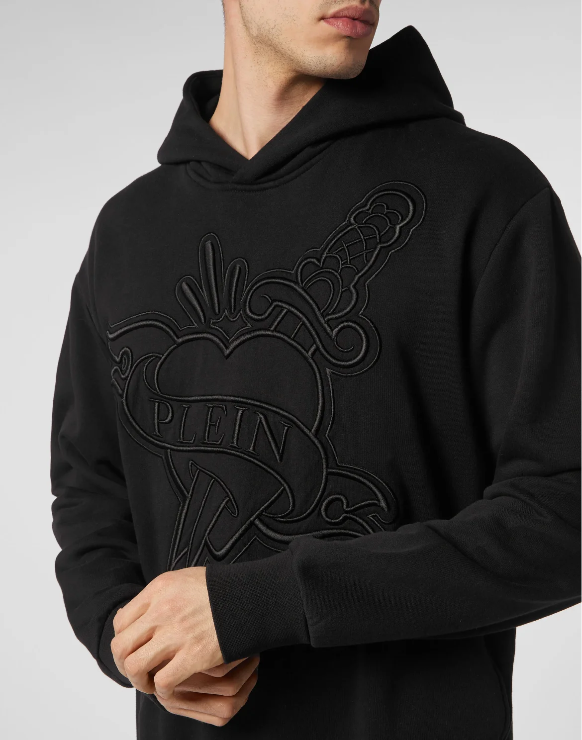 Hoodie sweatshirt Love, цвет: Черный
