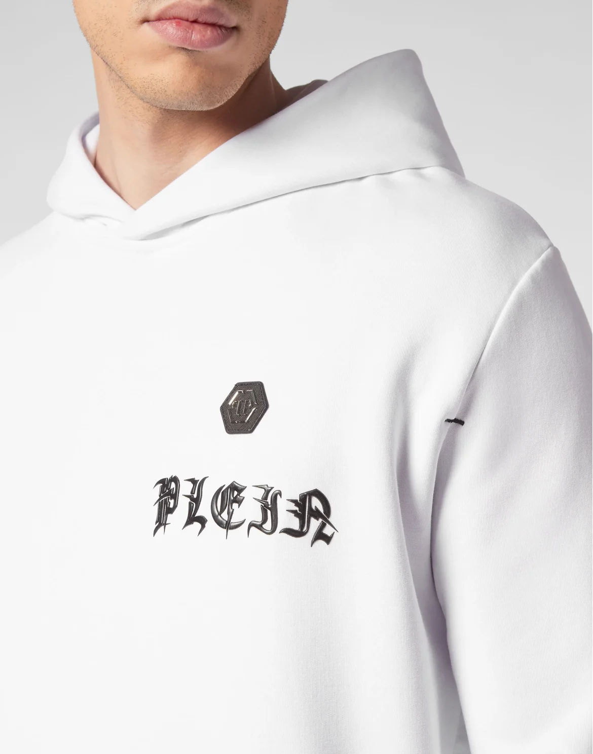 Hoodie sweatshirt Gothic Plein, цвет: Белый