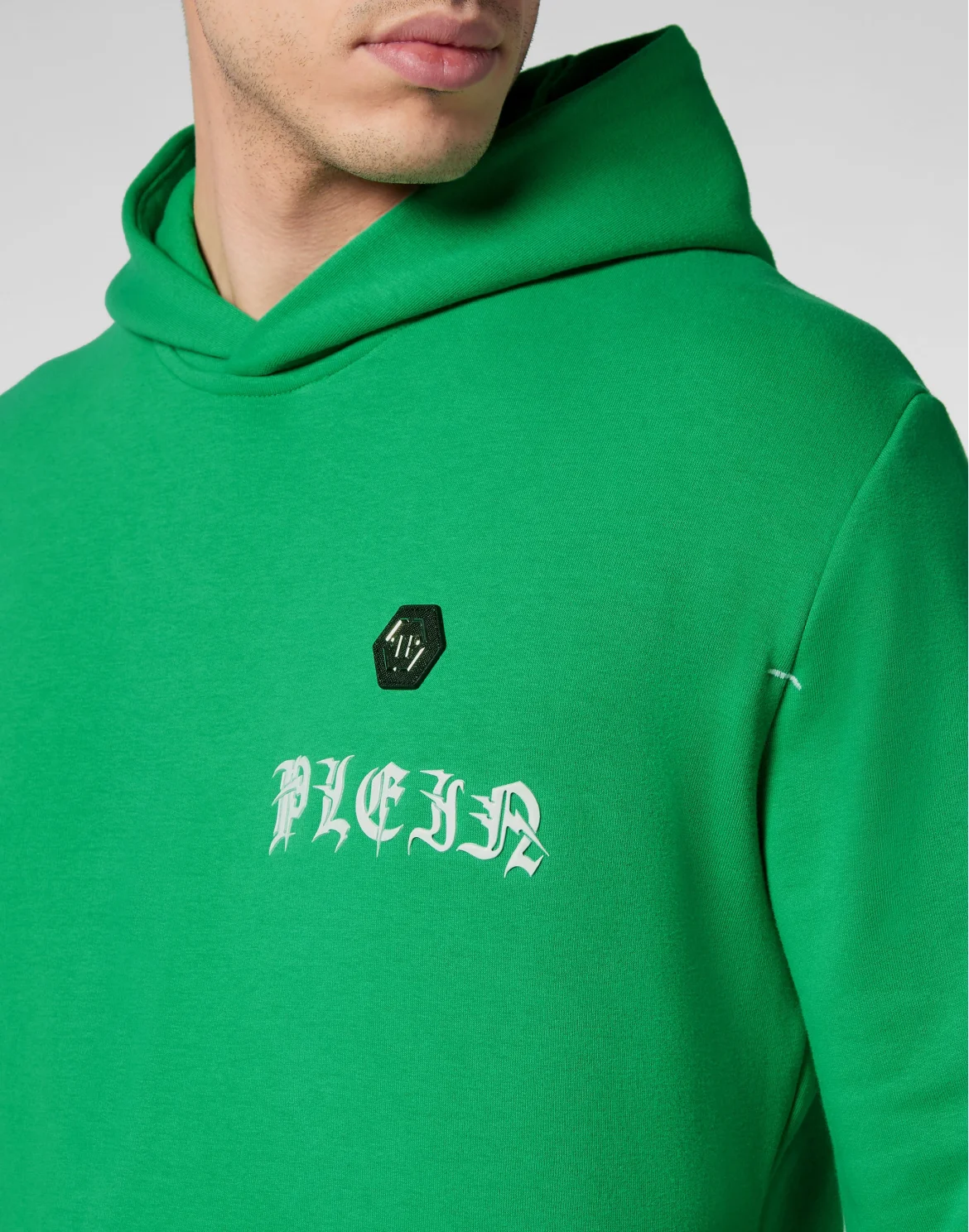 Hoodie sweatshirt Gothic Plein, цвет: Зеленый