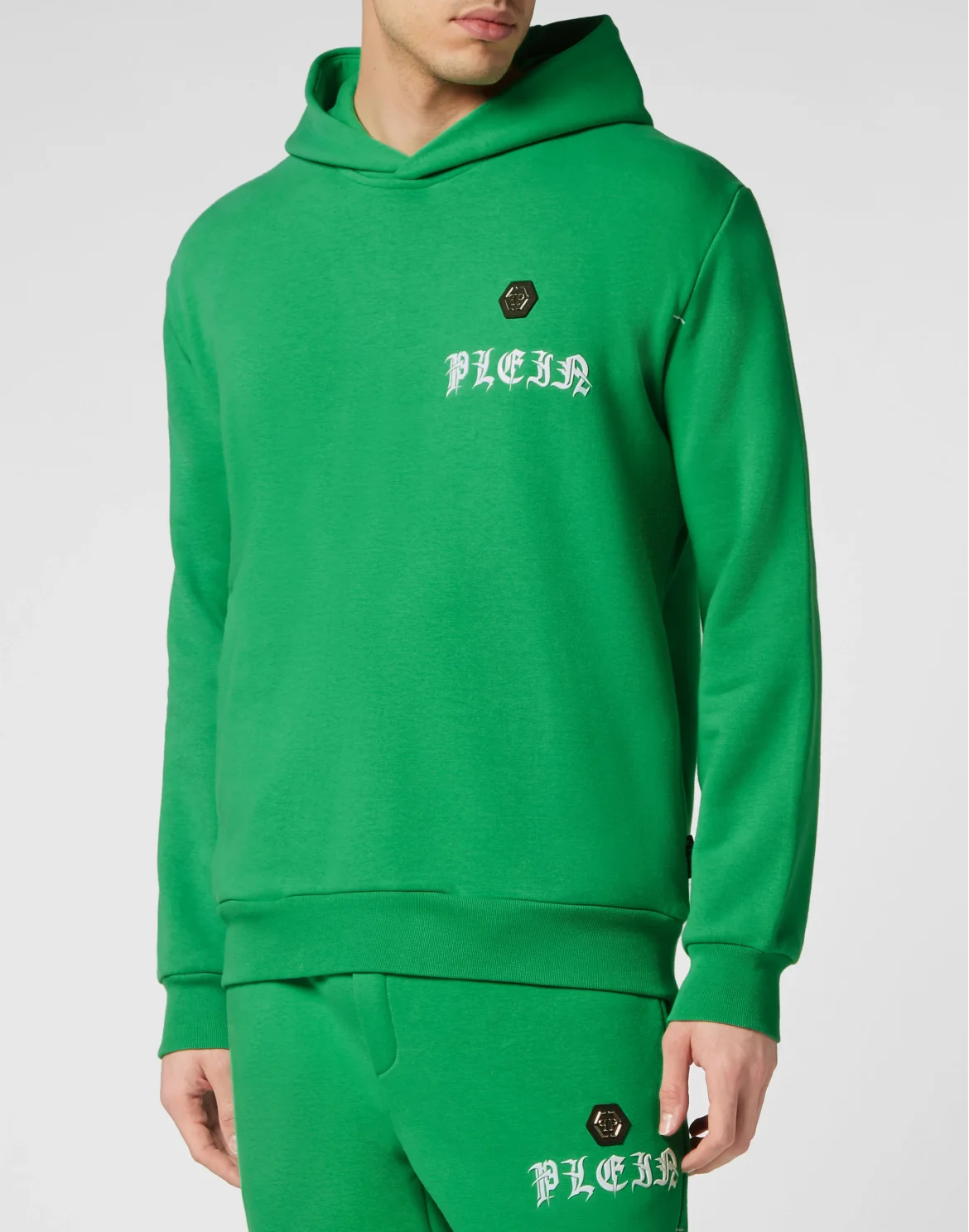 Hoodie sweatshirt Gothic Plein, цвет: Зеленый