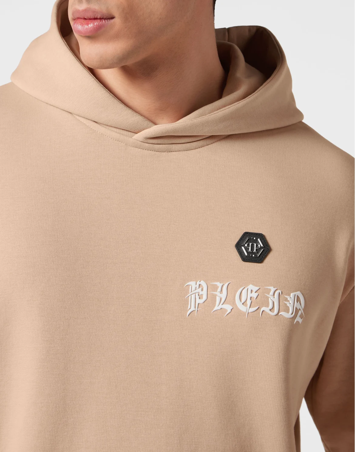 Hoodie sweatshirt Gothic Plein, цвет: Бежевый