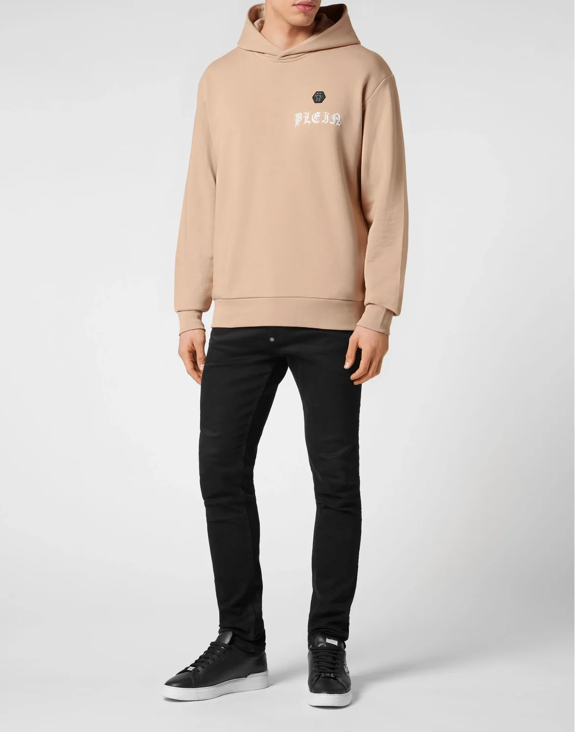 Hoodie sweatshirt Gothic Plein, цвет: Бежевый