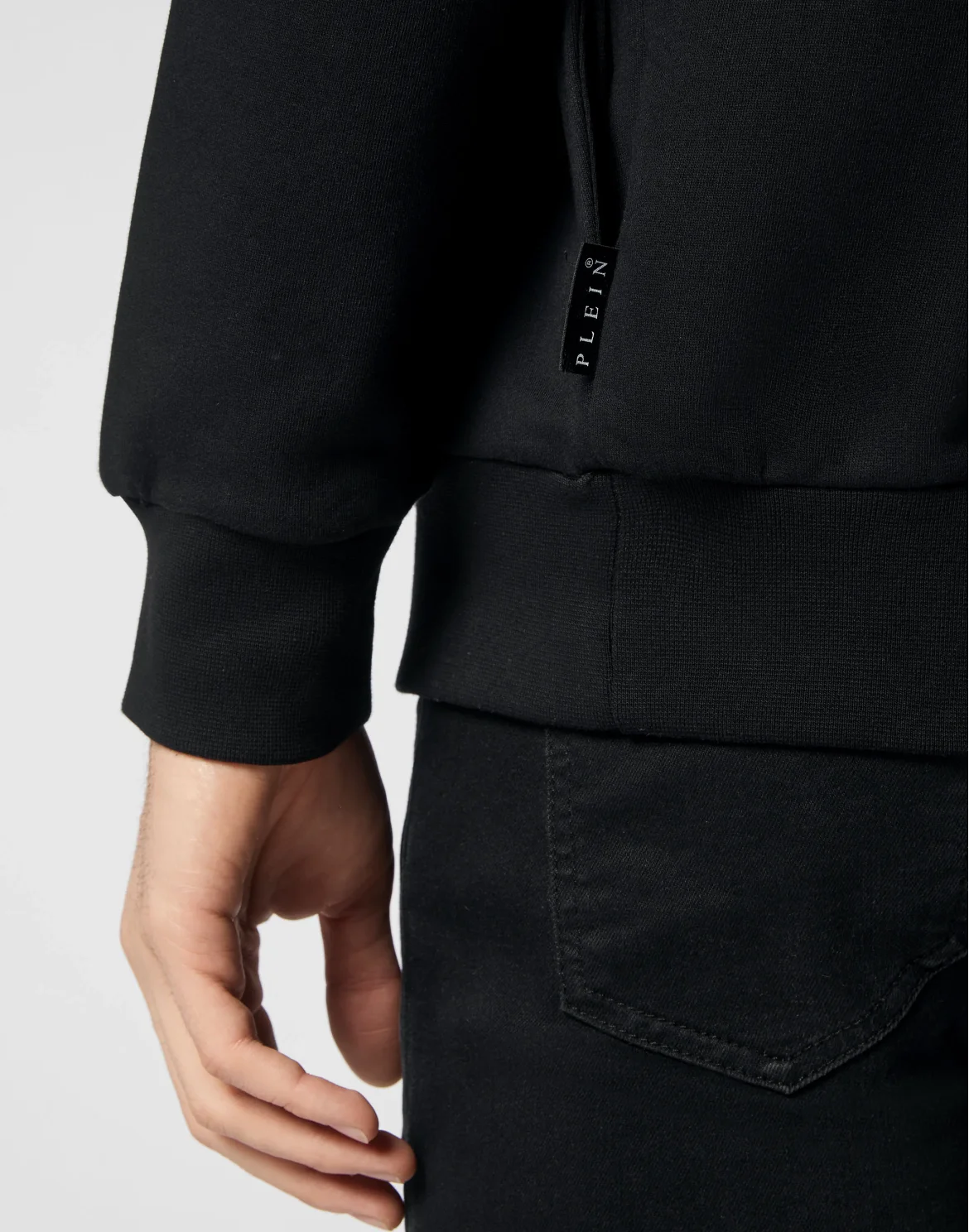 Hoodie sweatshirt Skull and Plein, цвет: Черный