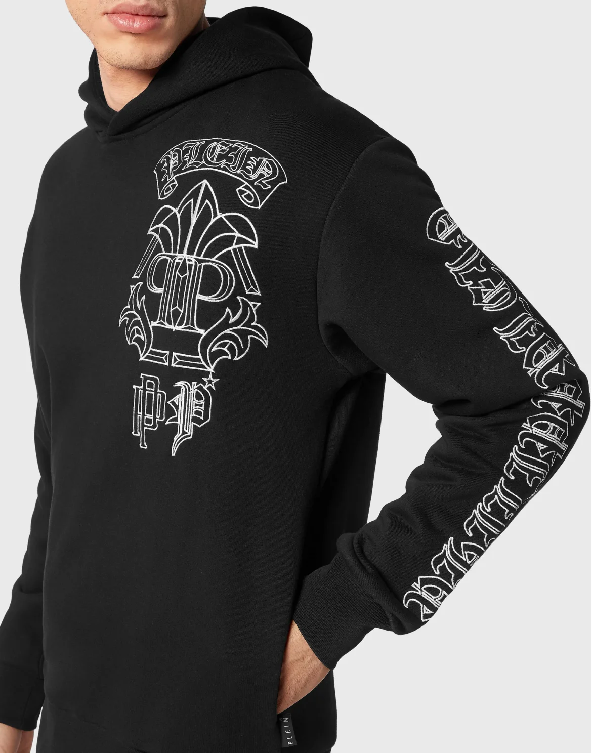 Hoodie sweatshirt Gothic Banner, цвет: Черный